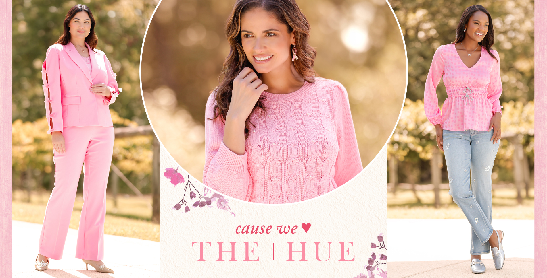 beCAUSE we love the hue. shop pink