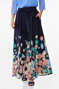 Wide Sweep Maxi Skirt