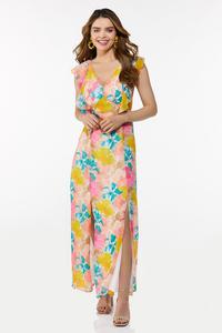 Bright Floral Maxi Dress