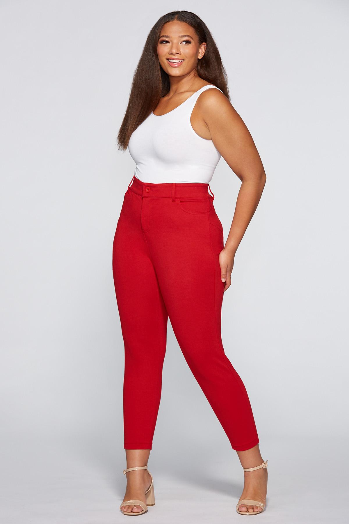 Plus Size Contour Pants