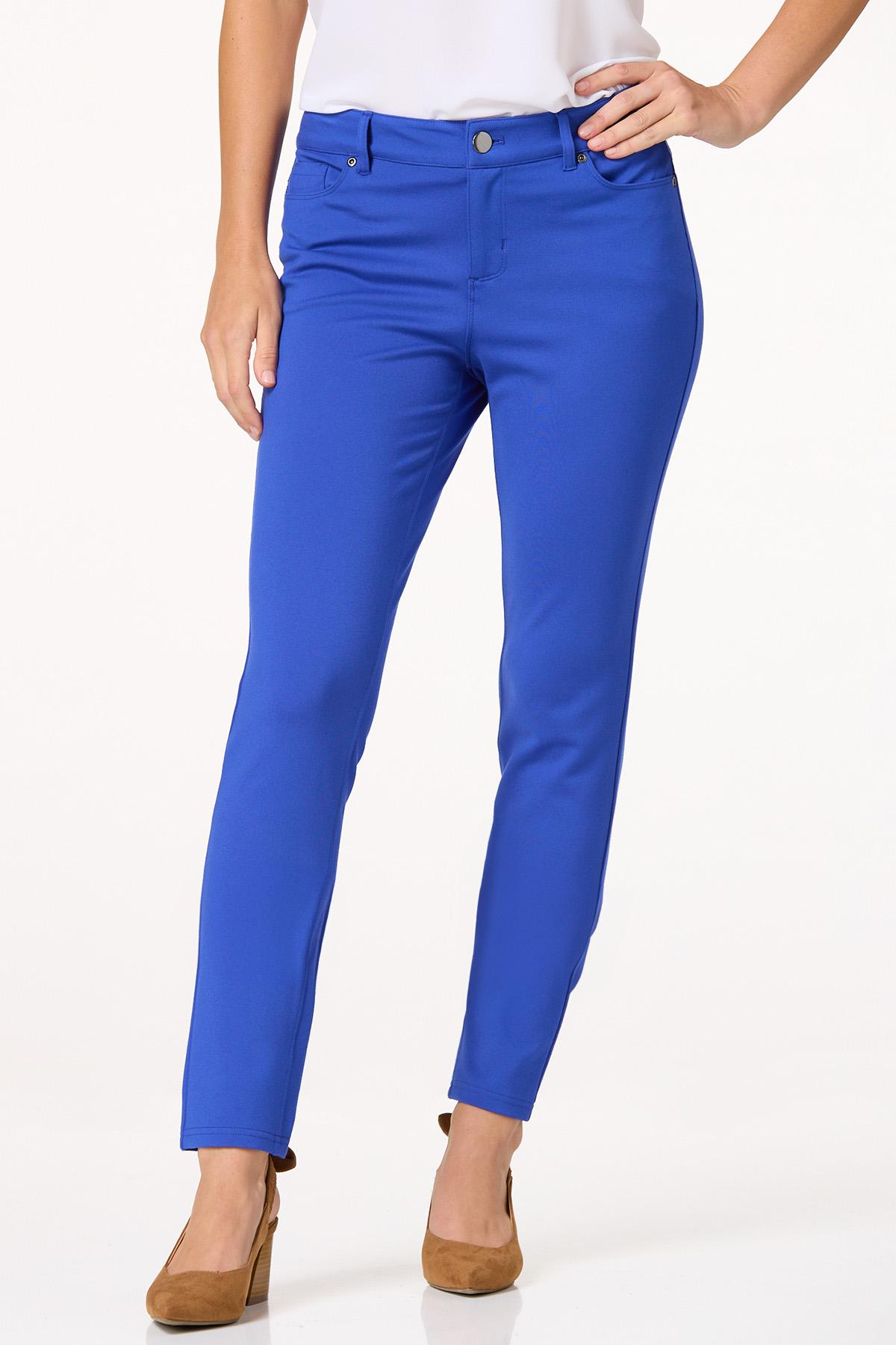 Petite Ponte Skinny Leg Pants