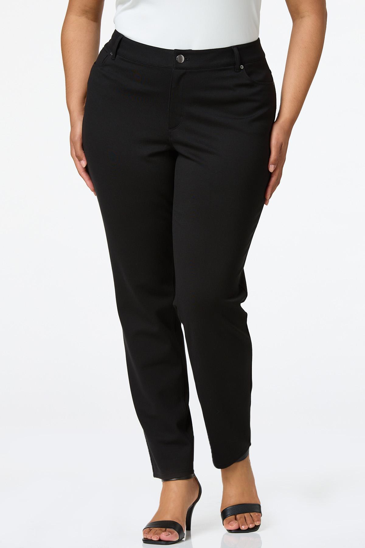 Plus Size Ponte Skinny Leg Pants