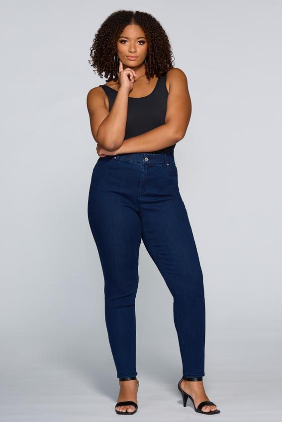 Plus Size Contour Skinny Jeans