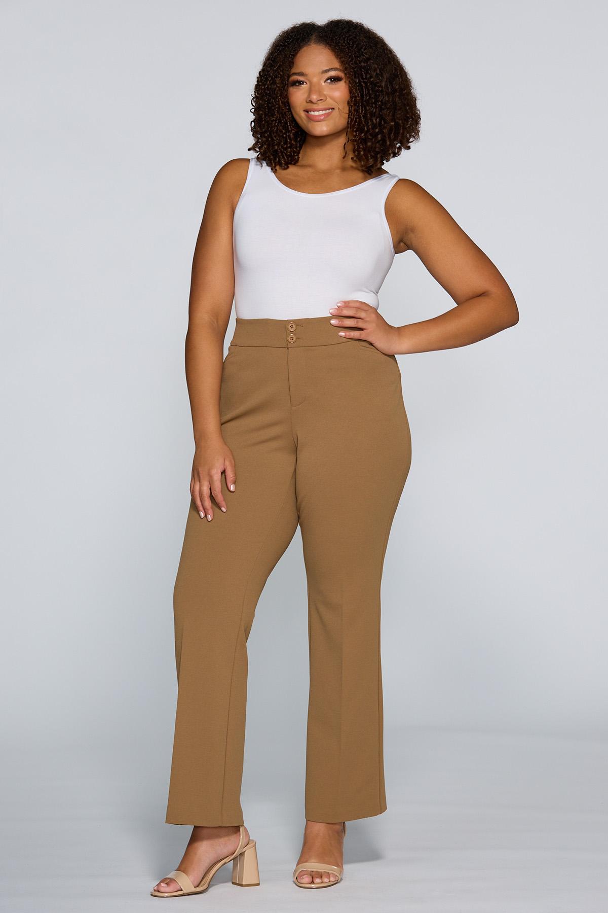 Plus Size Contour Bootcut Pants