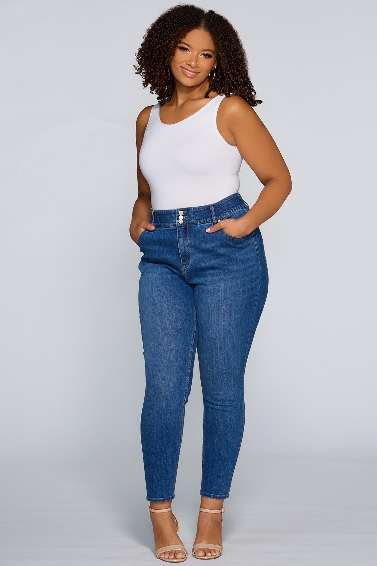 Plus Size High Rise Jeggings