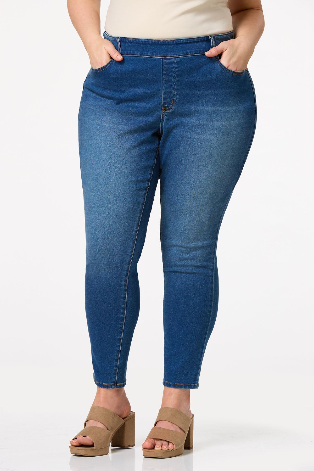 Plus Size Curvy Pull-On Jeggings