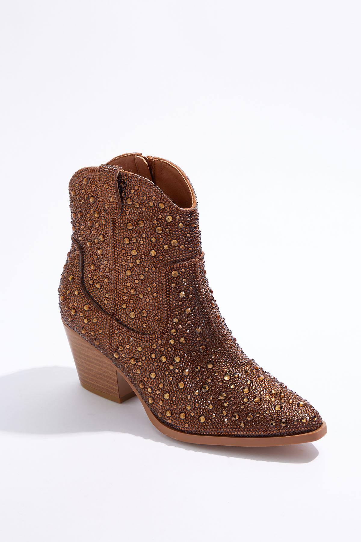 Bronze Bling Western Boots