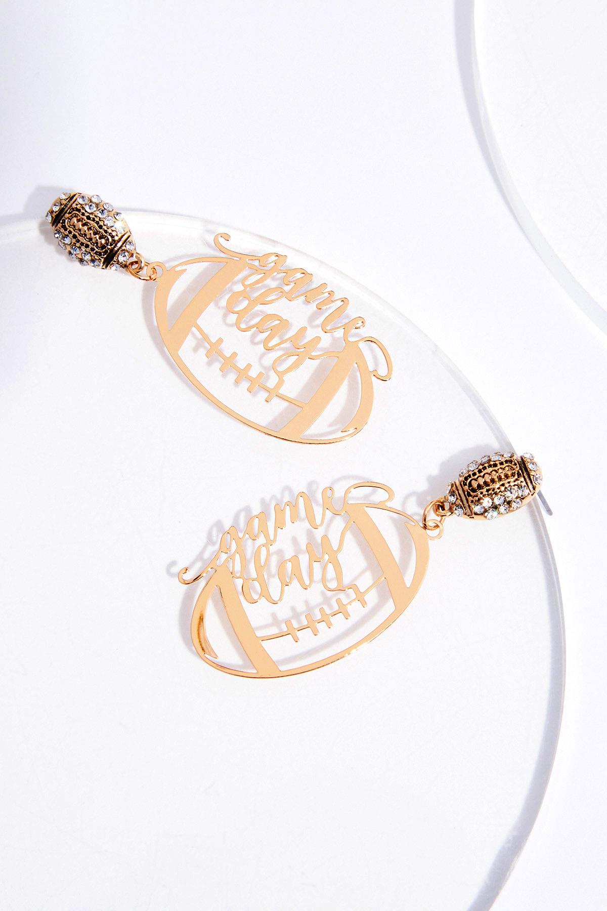 Game Day Football Earrings