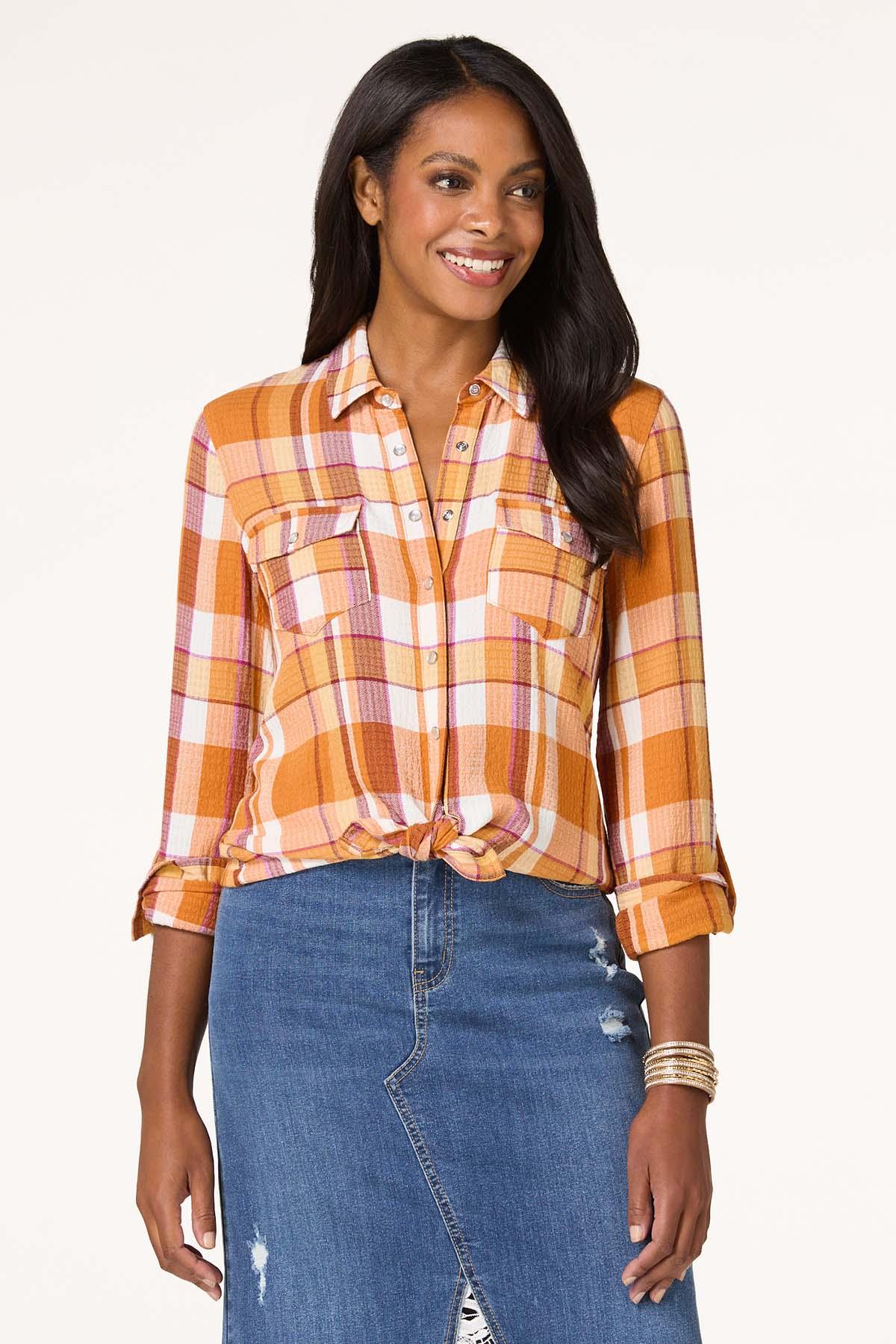 Desert Sun Plaid Shirt