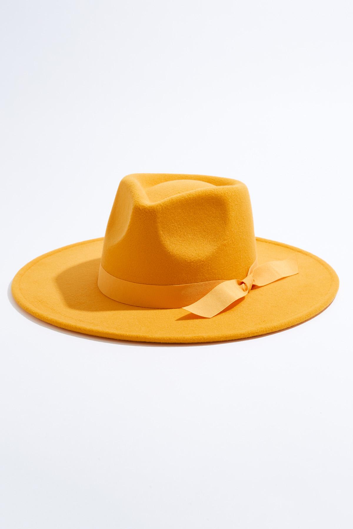 Ribbon Band Felt Panama Hat