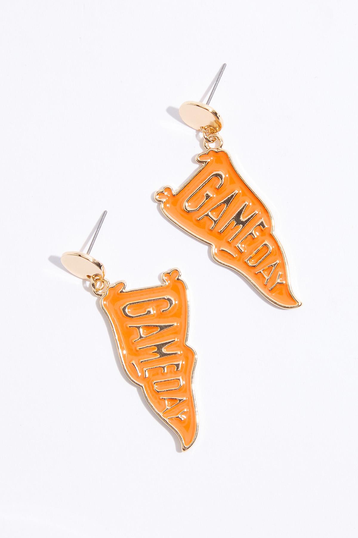 Game Day Flag Earrings