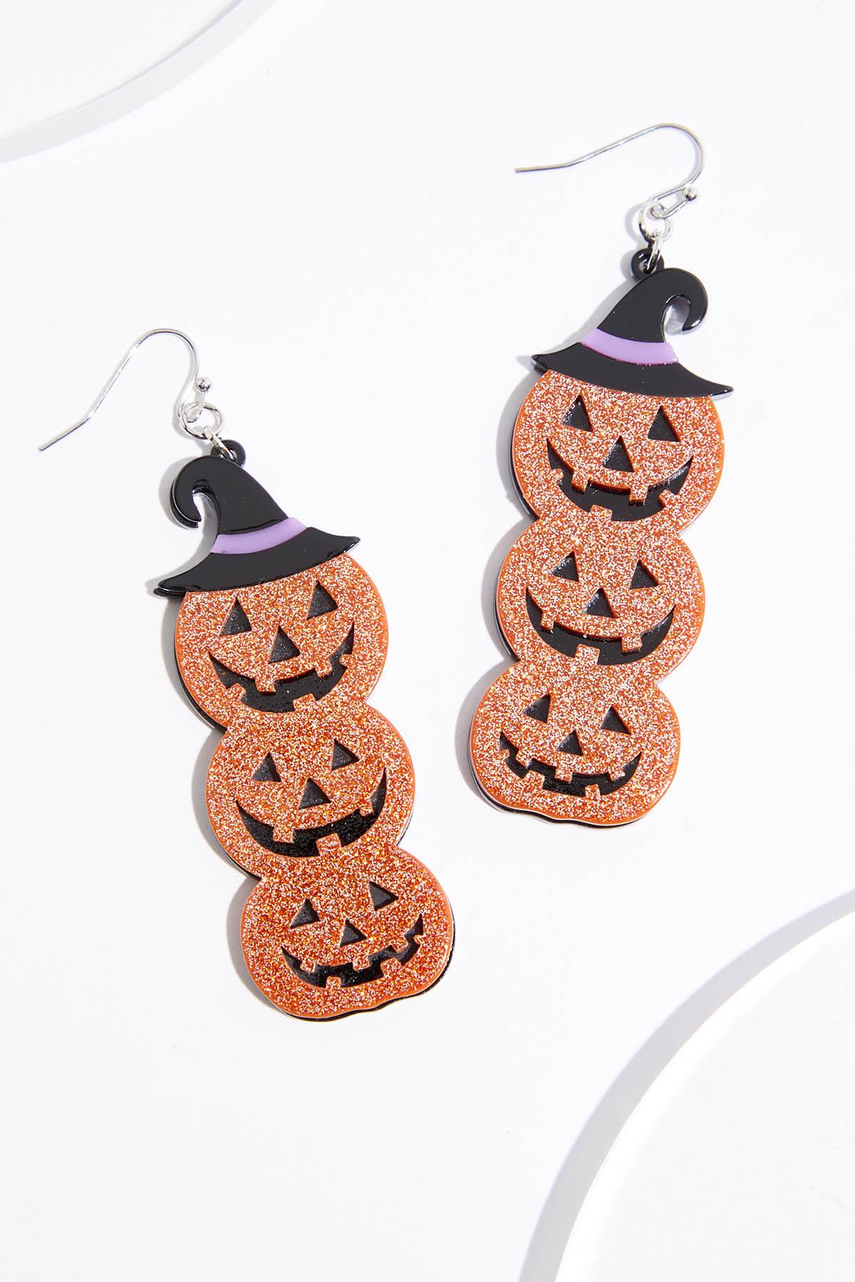 Stacked Pumpkin Earrings