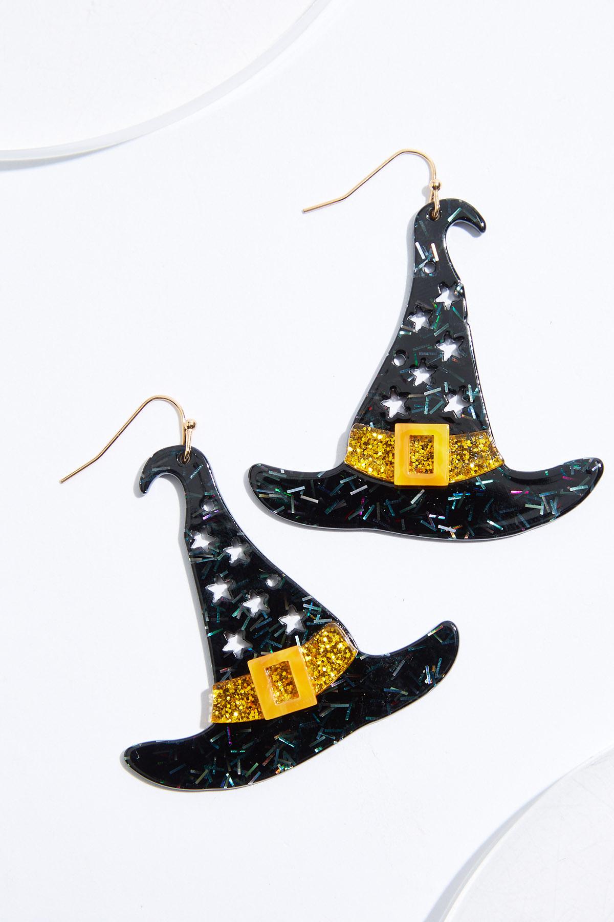 Halloween Witch Hat Earrings