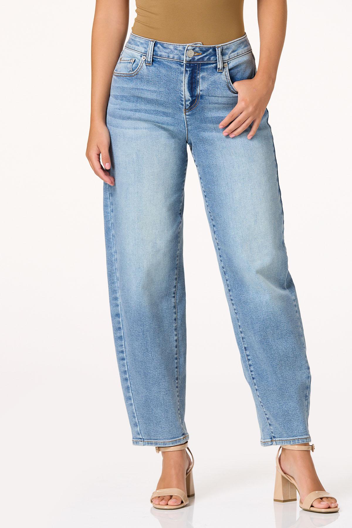 Level Up Barrel Leg Jeans