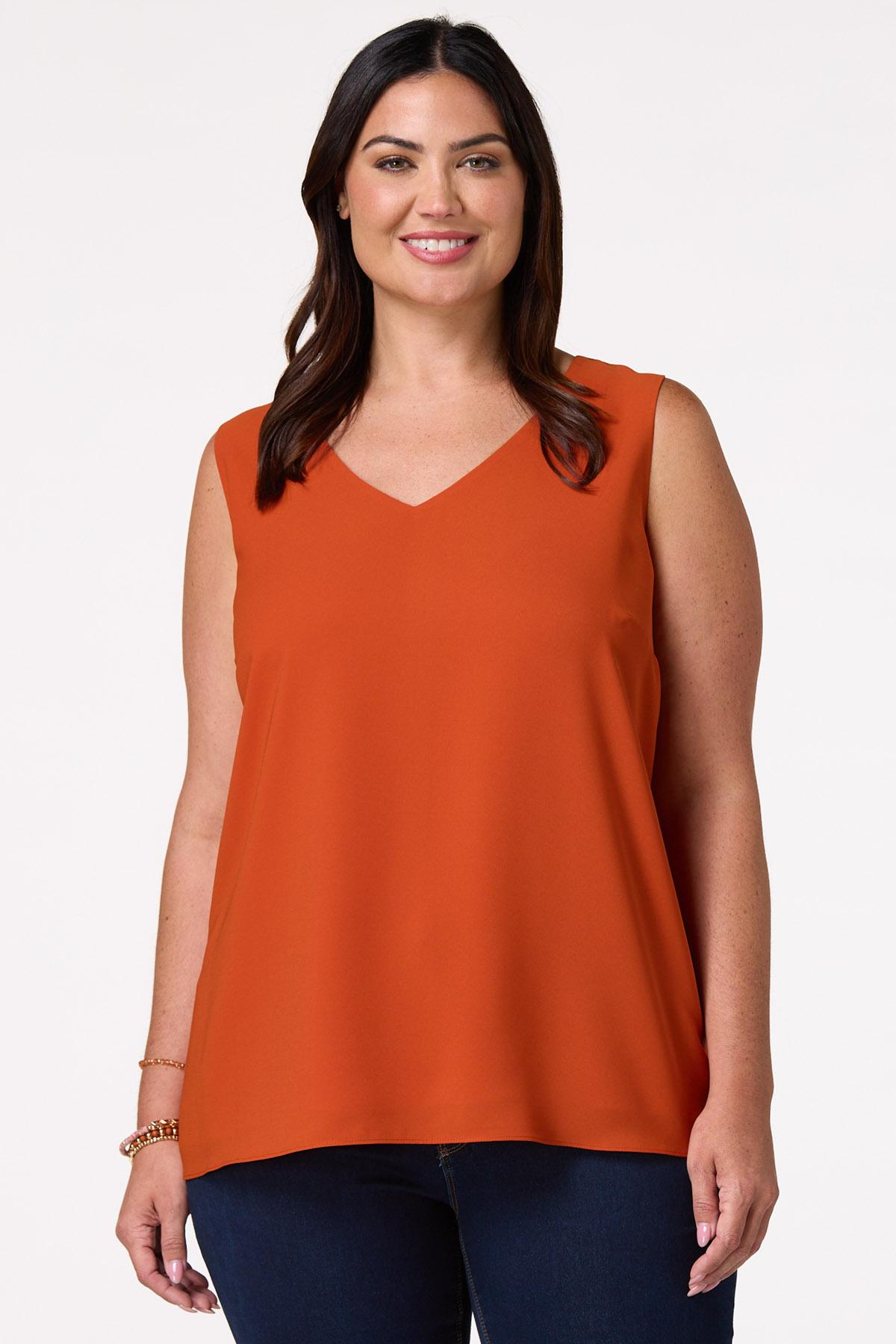 Plus Size Dressy Layered Tank