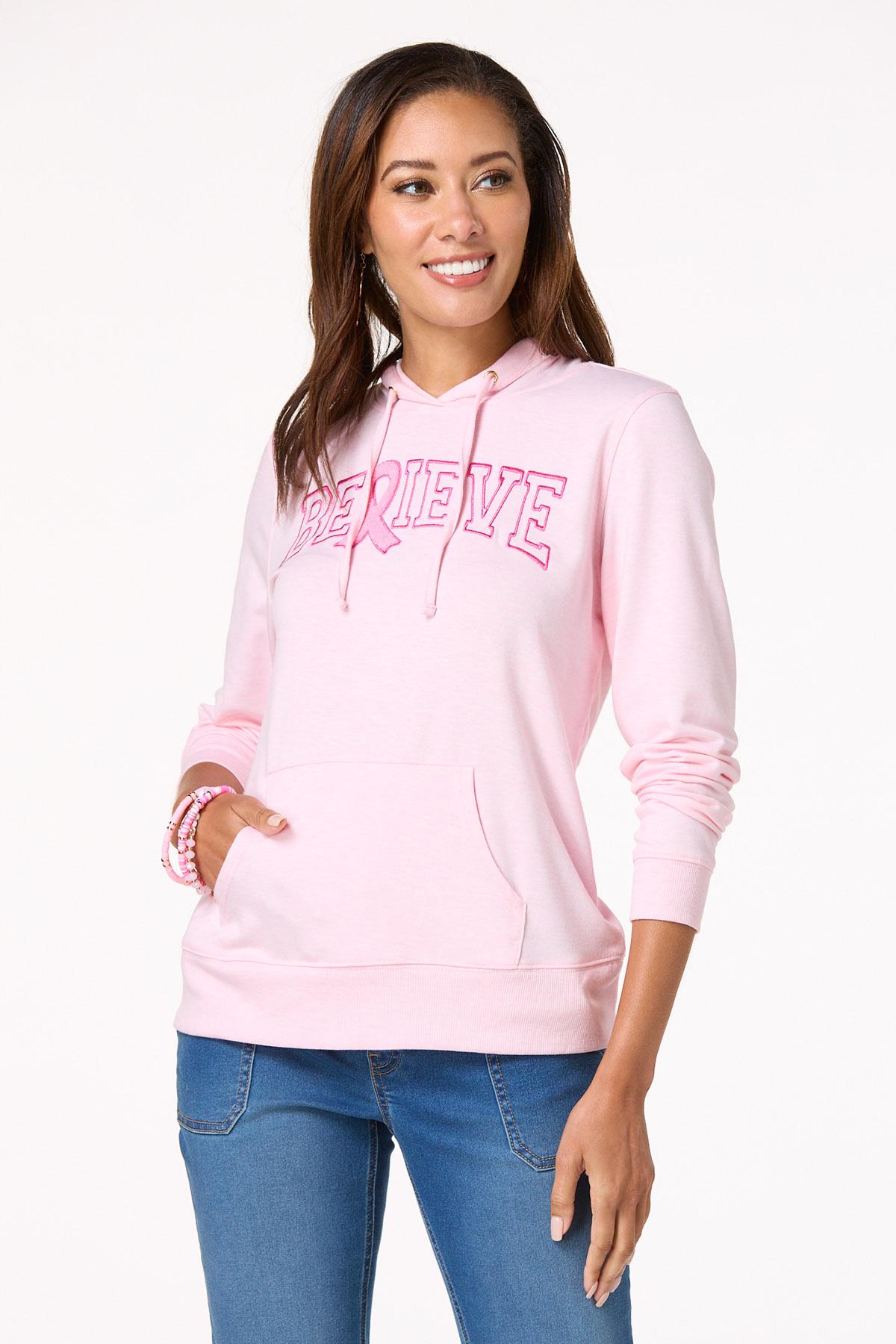 Pink Ribbon Believe Hoodie