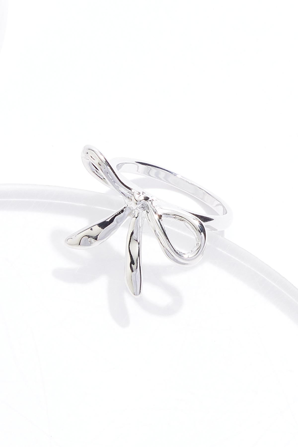 Silver Bow Ring