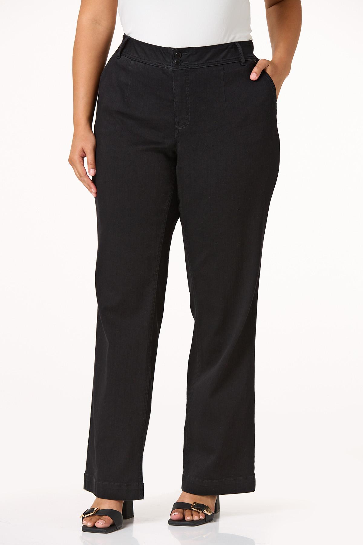 Plus Size The Perfect Jean - Black Curvy Trouser