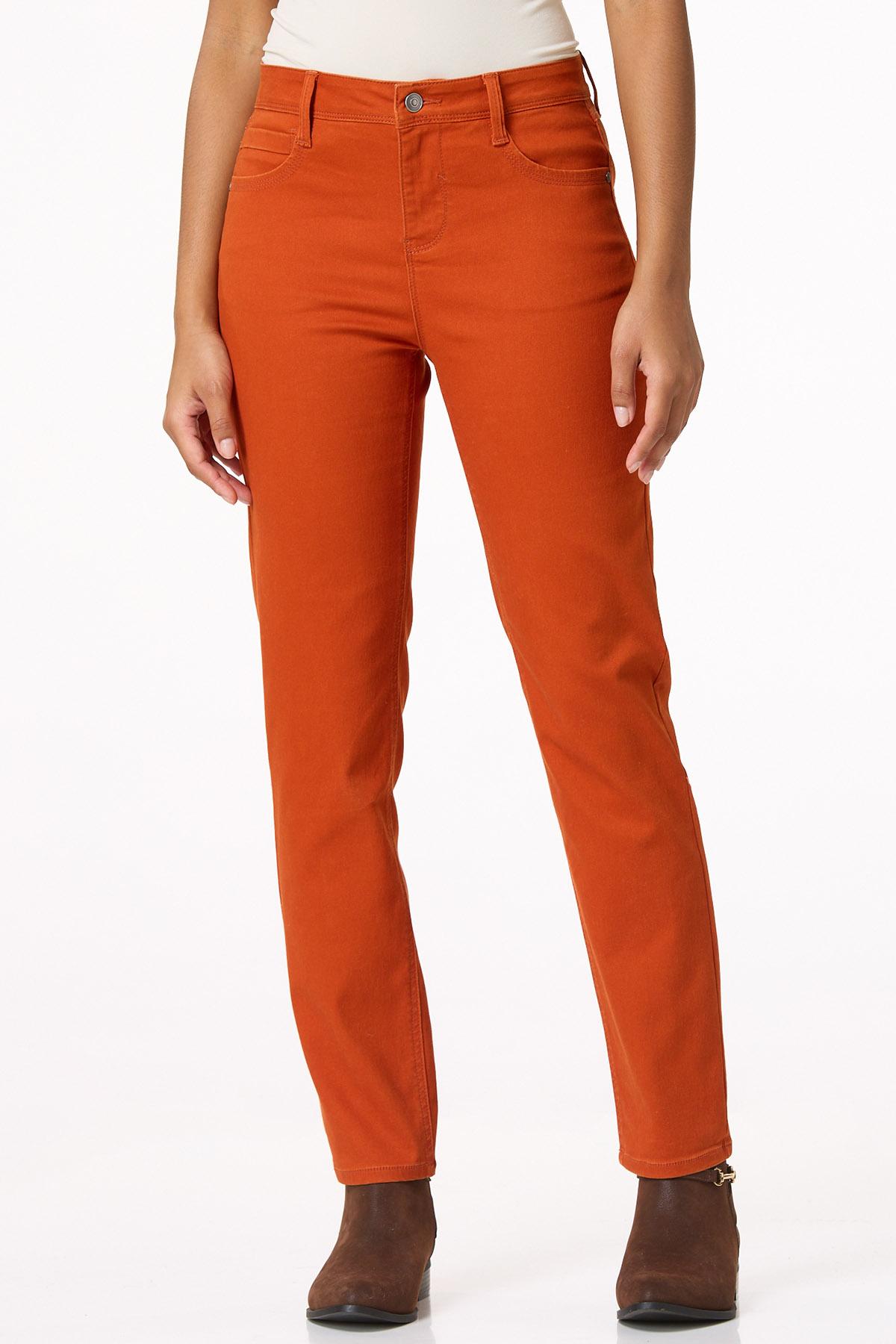 Colored Slim Twill Pants